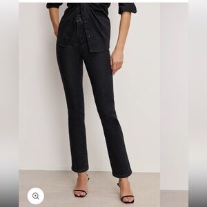 Good American Black Good Legs Straight Jeans